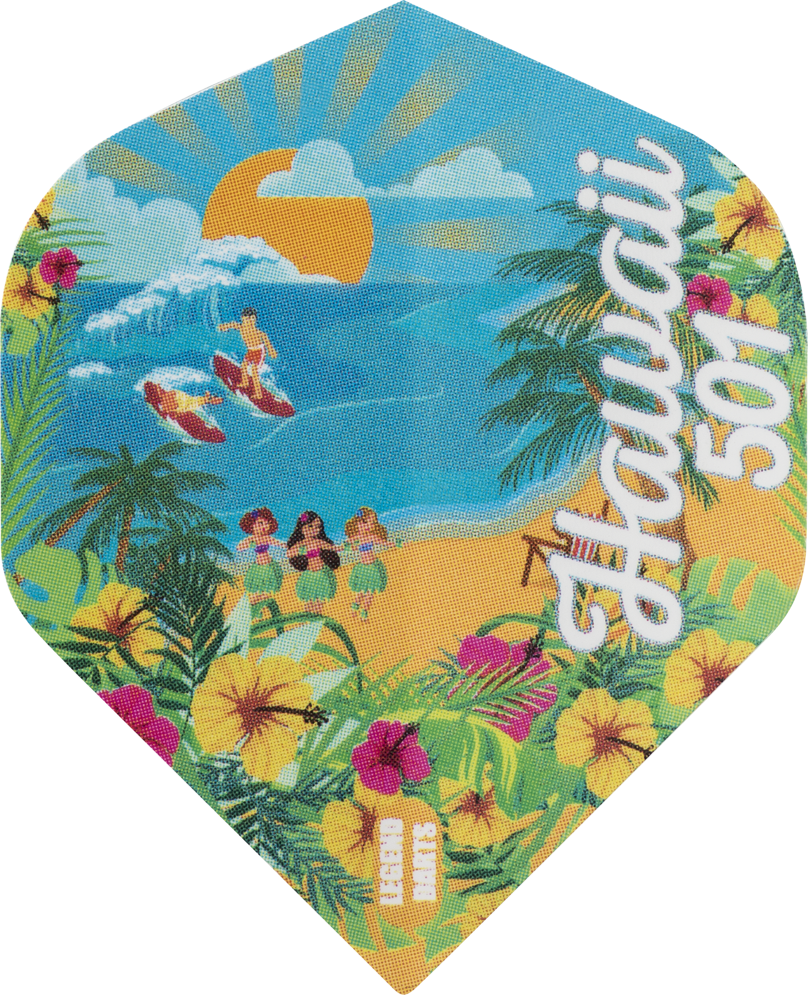 Wayne Mardle Hawaii 501 NO2 Darts Flights