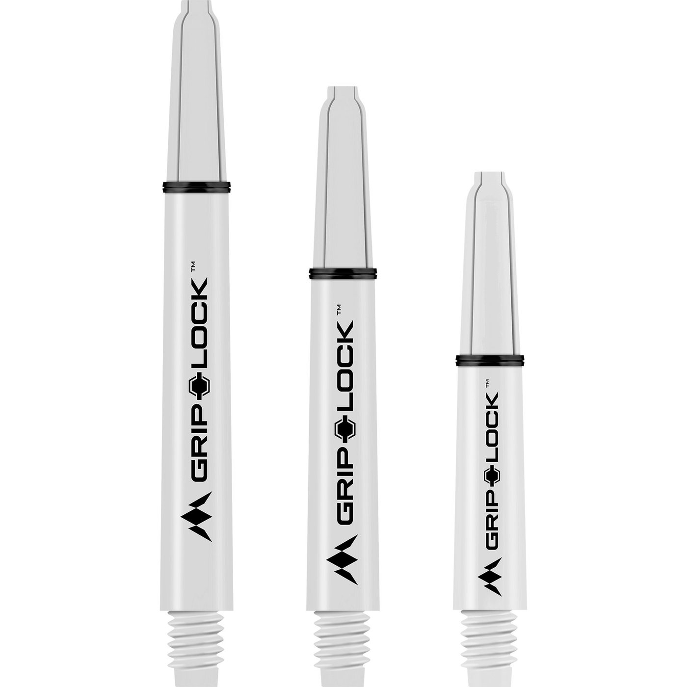 Mission Griplock Shafts White Darts Shafts
