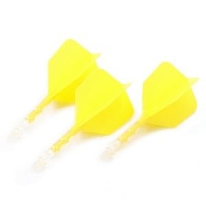 Cuesoul - ROST T19 Integrated Flights - Big Wing - Yellow Clear - Dart Flights