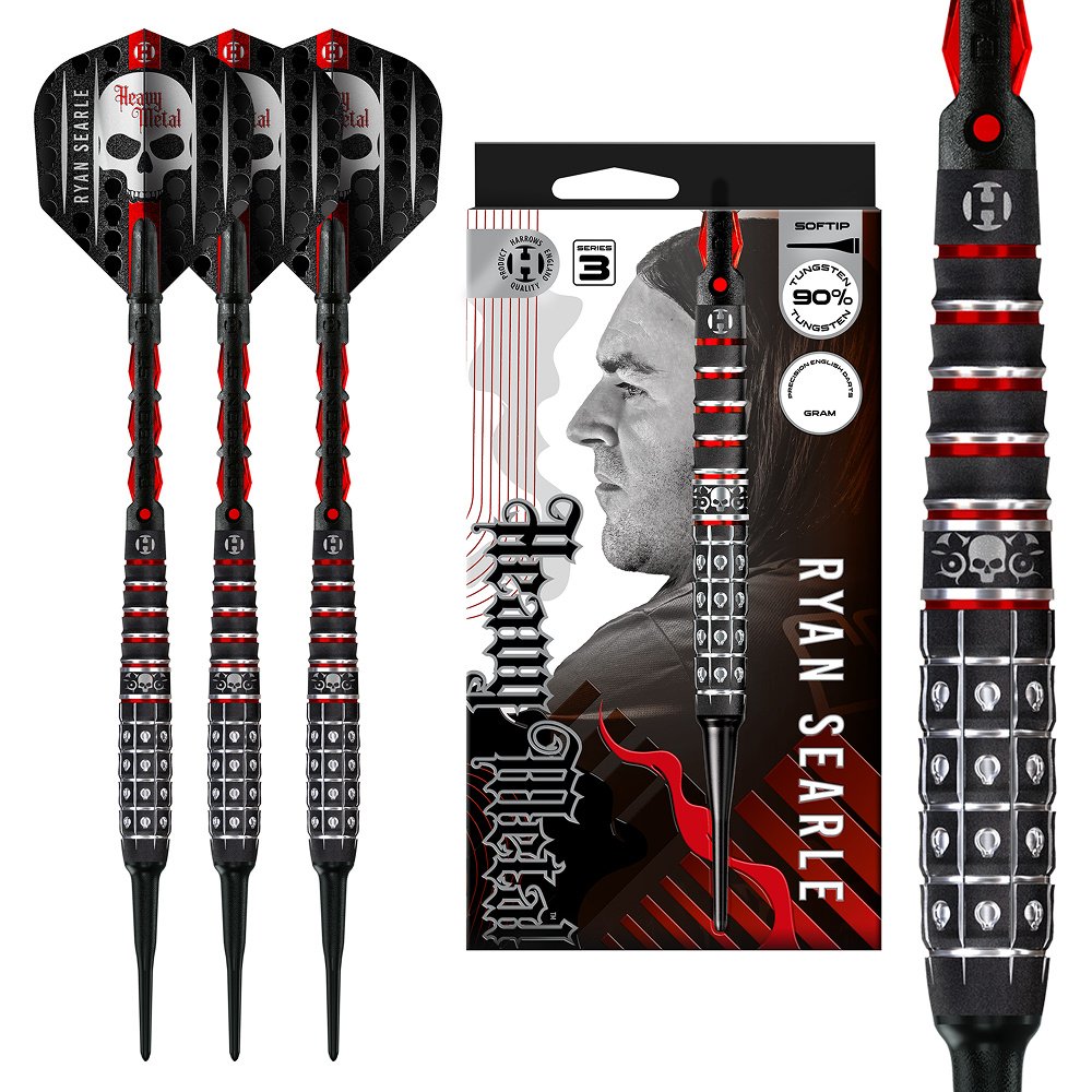 Harrows Ryan Searle V3 90% Soft Tip Darts