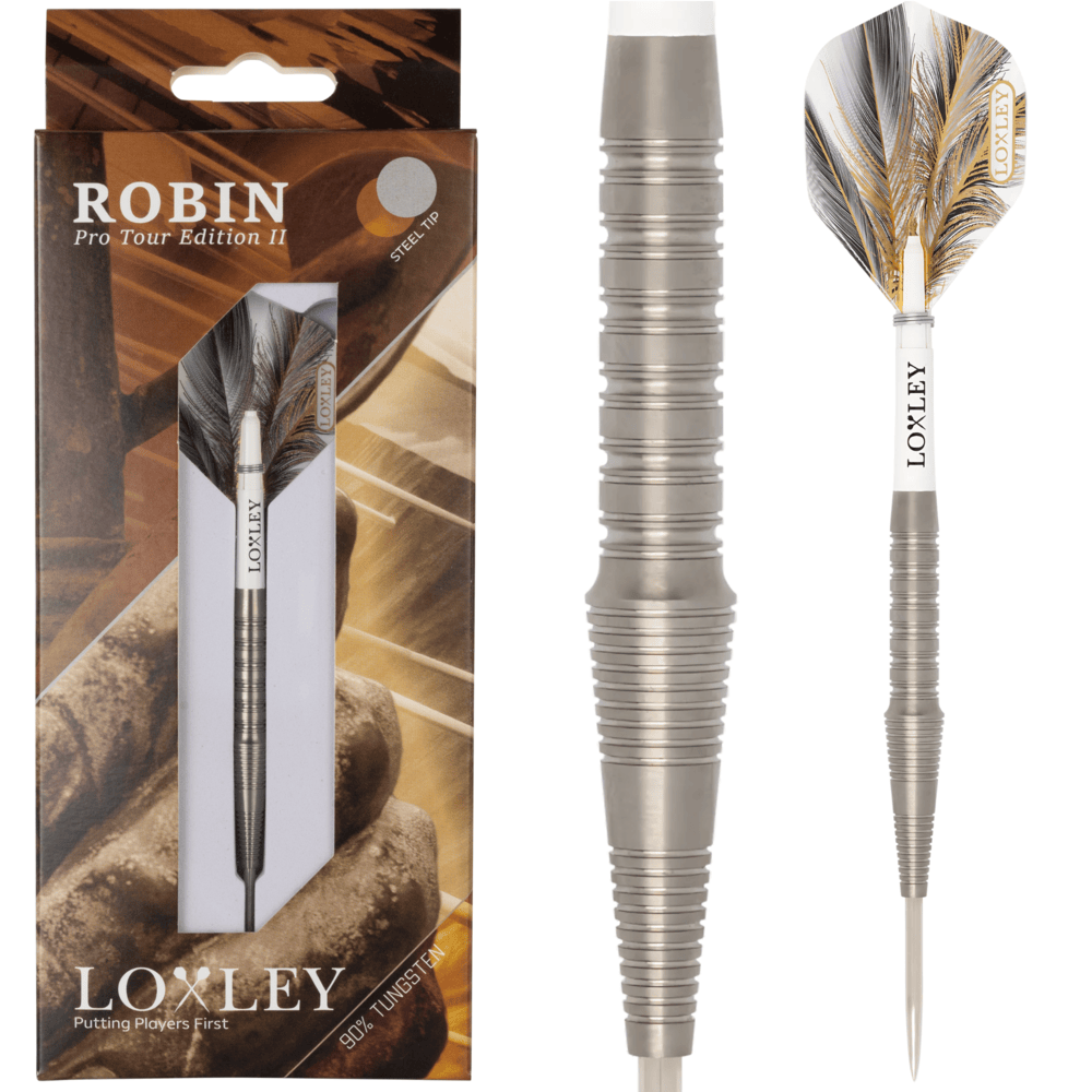 Dardos Loxley Robin Pro Tour Model 2 90% Punta de Acero