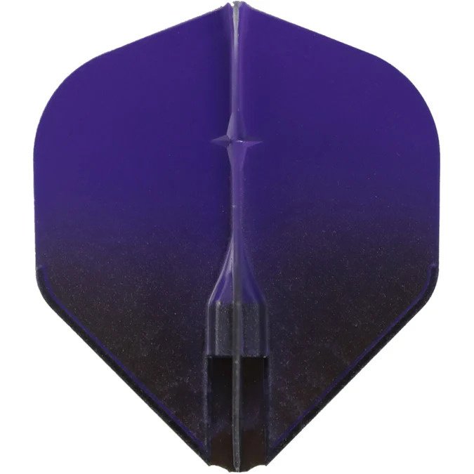 L-Style EZ L1 Standard 2-Tone Black Purple Darts Flights