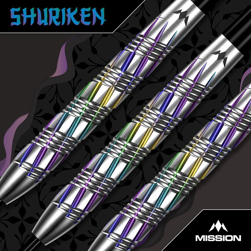 Mission Shuriken 90% - Steel Tip Darts - Dartshopper.com