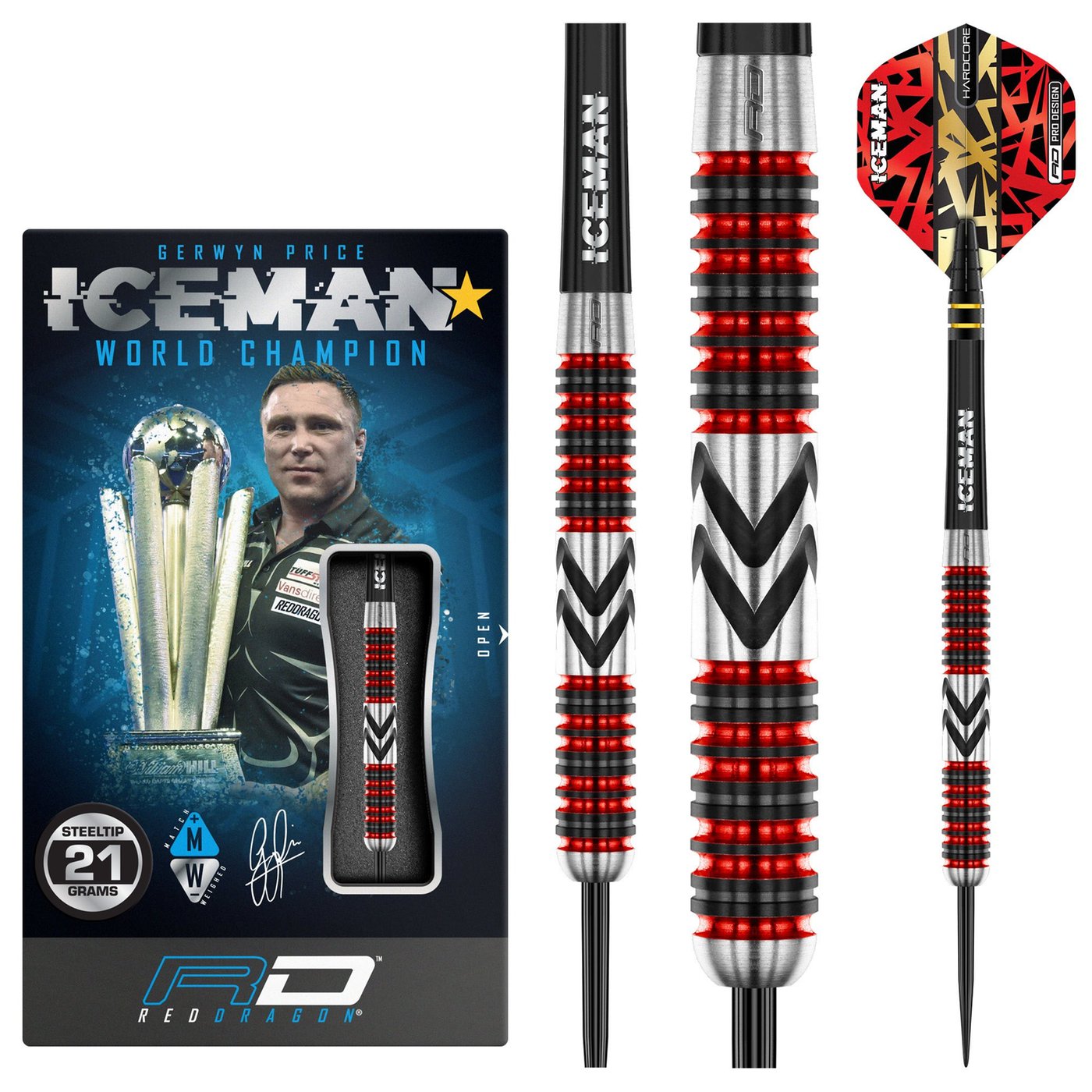 Red Dragon Gerwyn Price Firebird 90% Darts