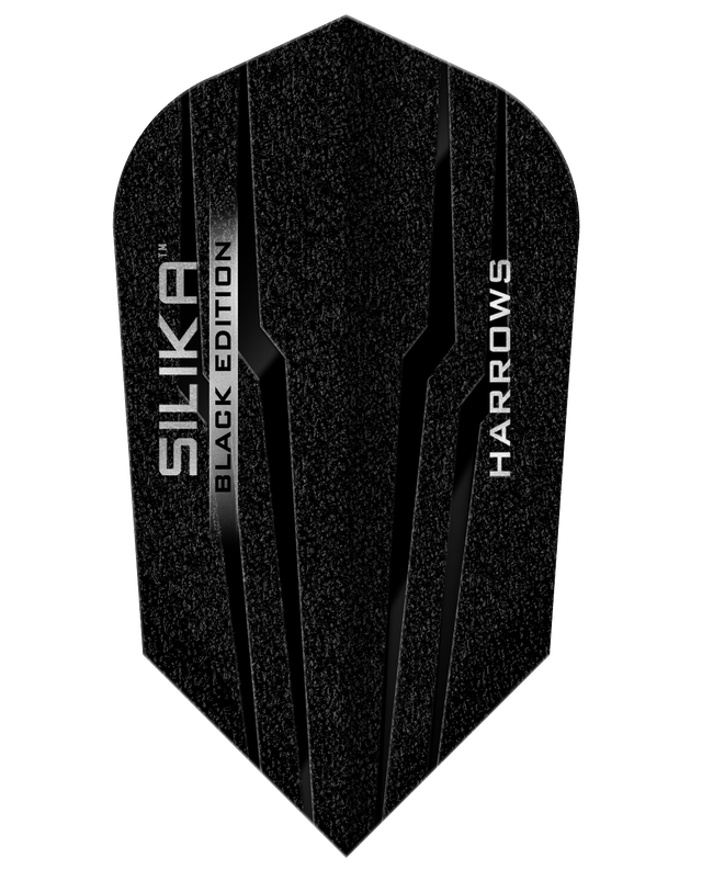 Harrows Silika Black Slim Tough Crystalline Coated - Dart Flights