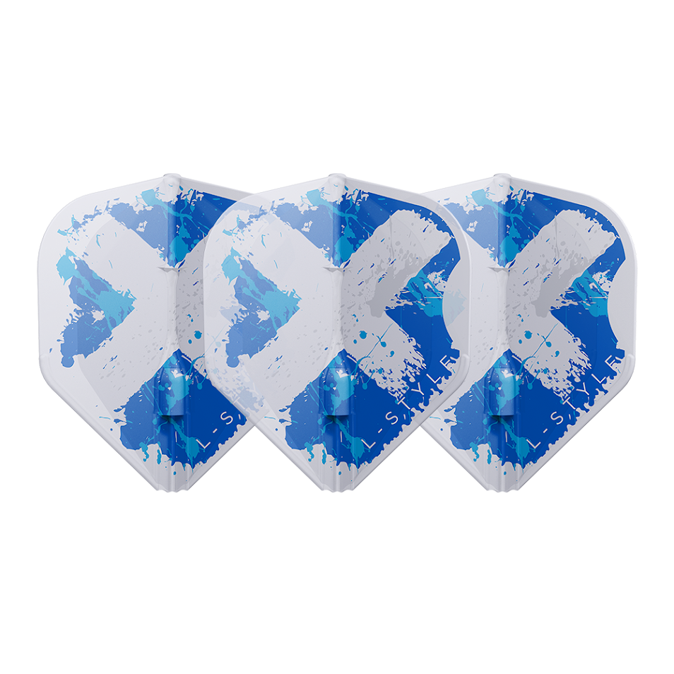L-Style EZ L1 Lorraine Hyde Clear White - Dart Flights