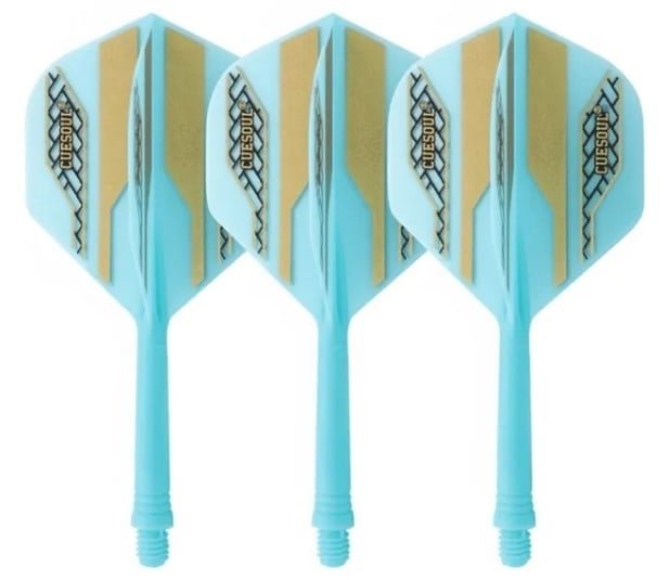 Cuesoul ✓ Tero Flight System AK5 Rost Golden Pattern ✓ Blue Standard Dart Flights