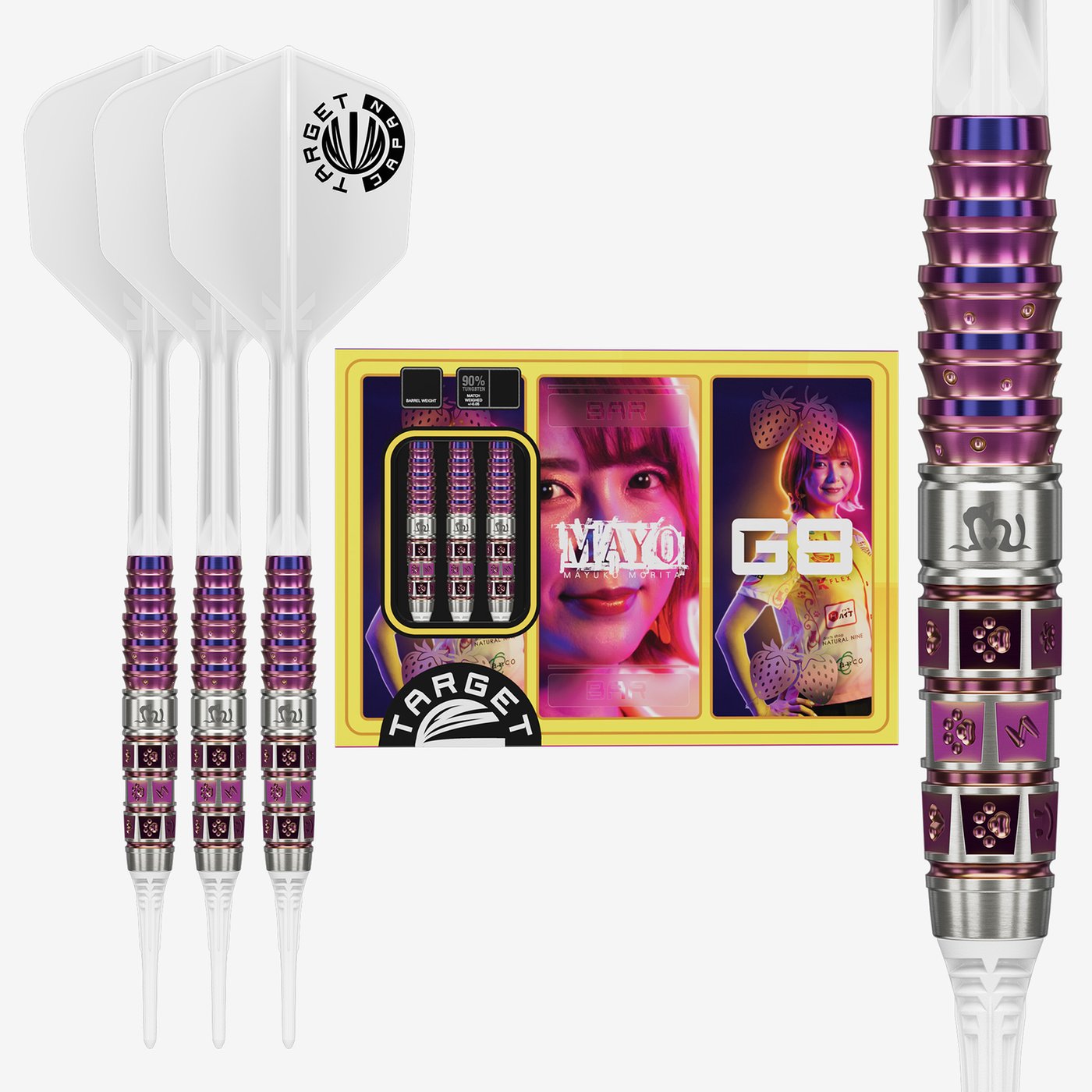 Target Japan Prime Series Mayo G8 90% - Soft Tip Darts