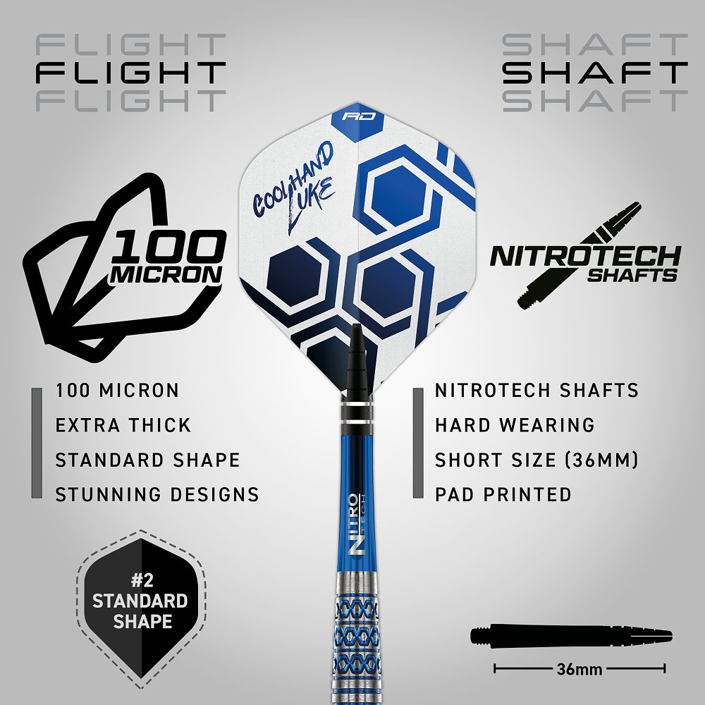Red Dragon Luke Humphries TX5 90% - Steel Tip Darts - Dartshopper.com