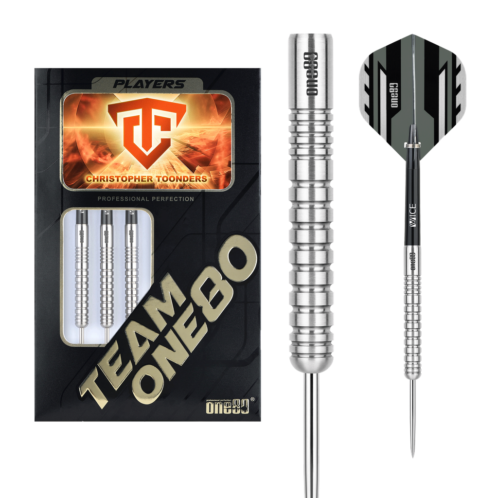ONE80 Christopher Toonders 90% Steel Tip Darts