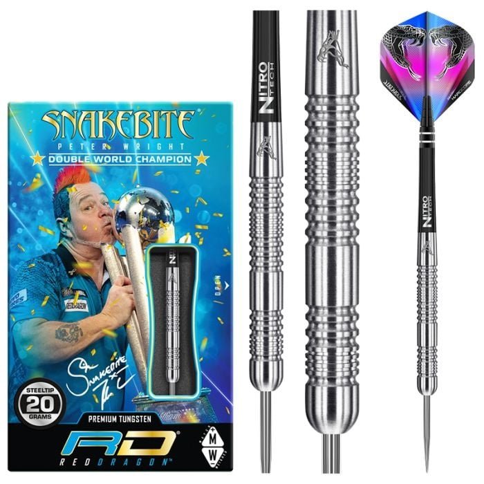 Red Dragon Peter Wright 85% Snakebite 11 Darts