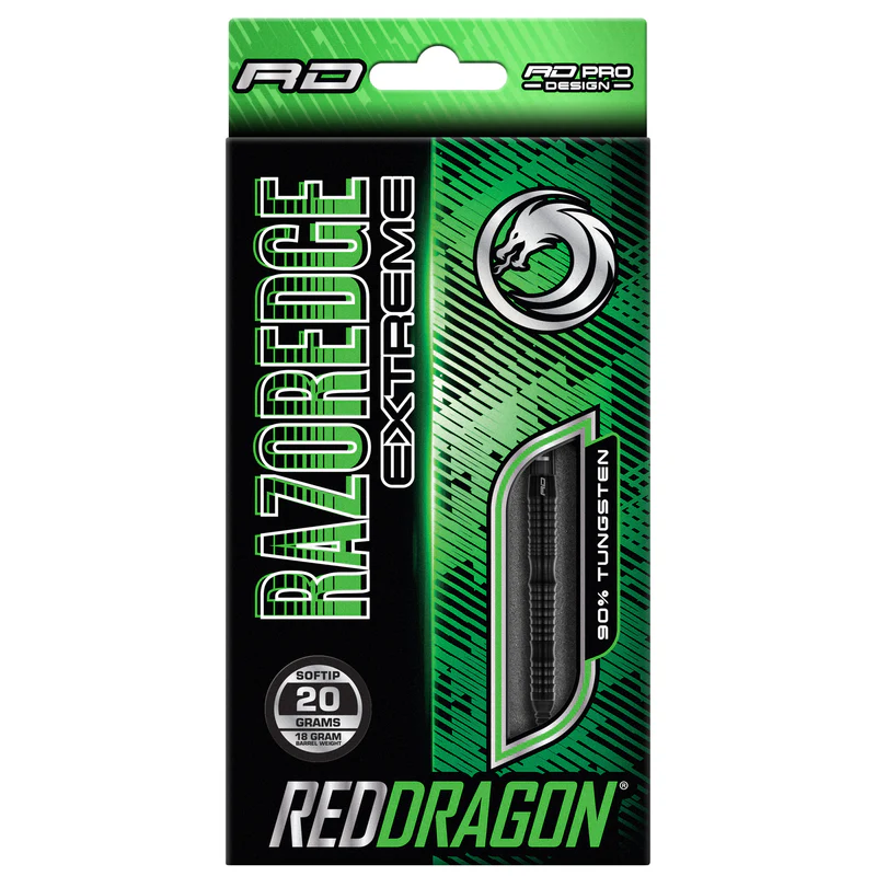 Red Dragon Razor Edge Extreme 90% - Soft Tip Darts - Dartshopper.com