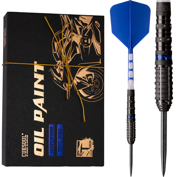 Cuesoul Motorcycle Hope Ring Blue 90% Darts