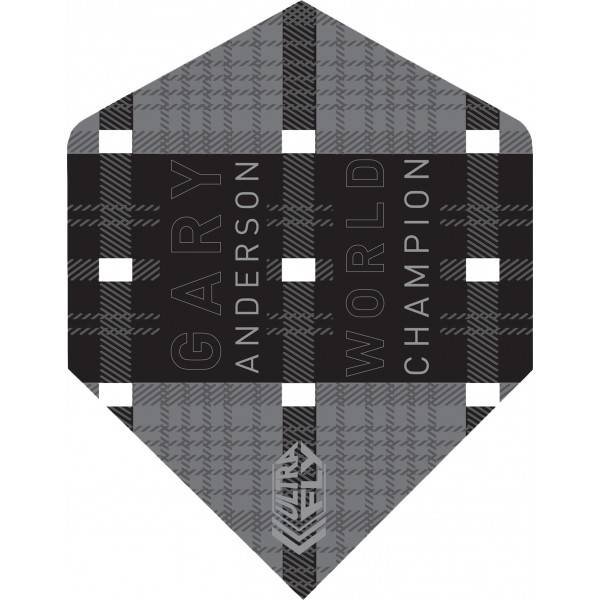Unicorn UltraFly Gary Anderson Black Darts Flights