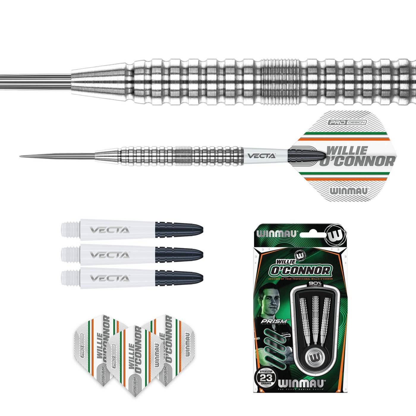 Winmau William O'Connor 90% Steel Tip Darts