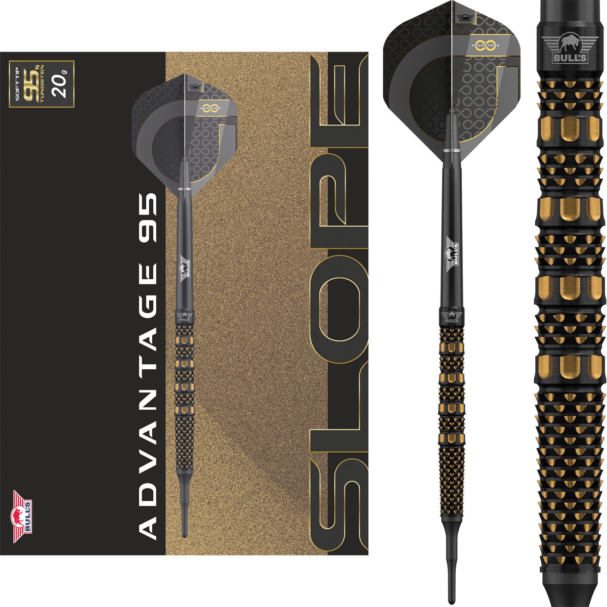 Bull's Advantage Slope 95% - Soft Tip Darts