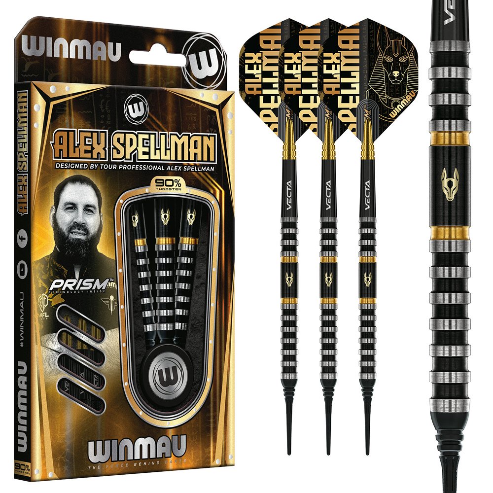 Winmau Alex Spellman 90% Soft Tip Darts