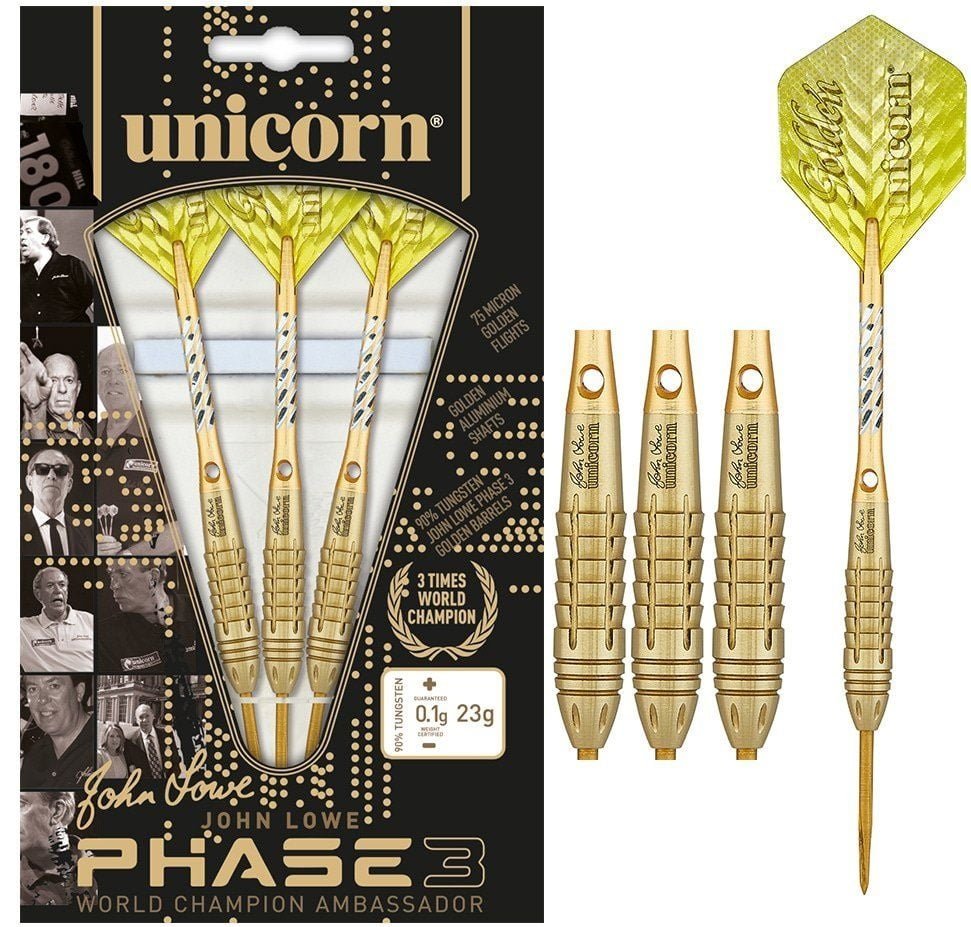 Unicorn John Lowe Phase 3 90% Darts