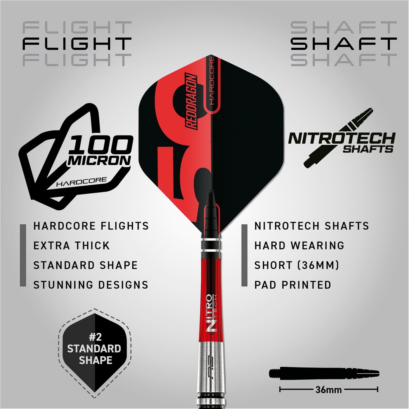 Red Dragon Flightmaster Torpedo 2 80% Limited Edition Darts