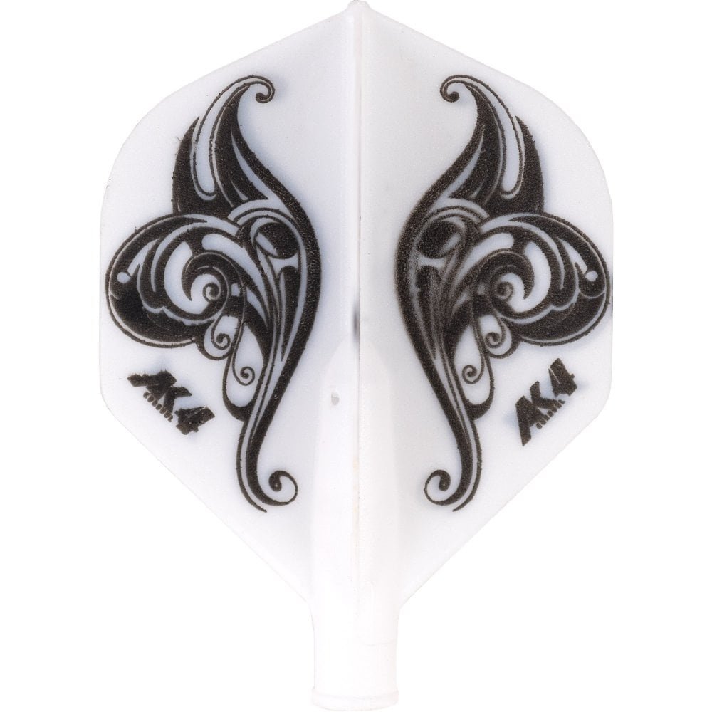 Cuesoul - Tero System AK4 Flower - White Standard Darts Flights