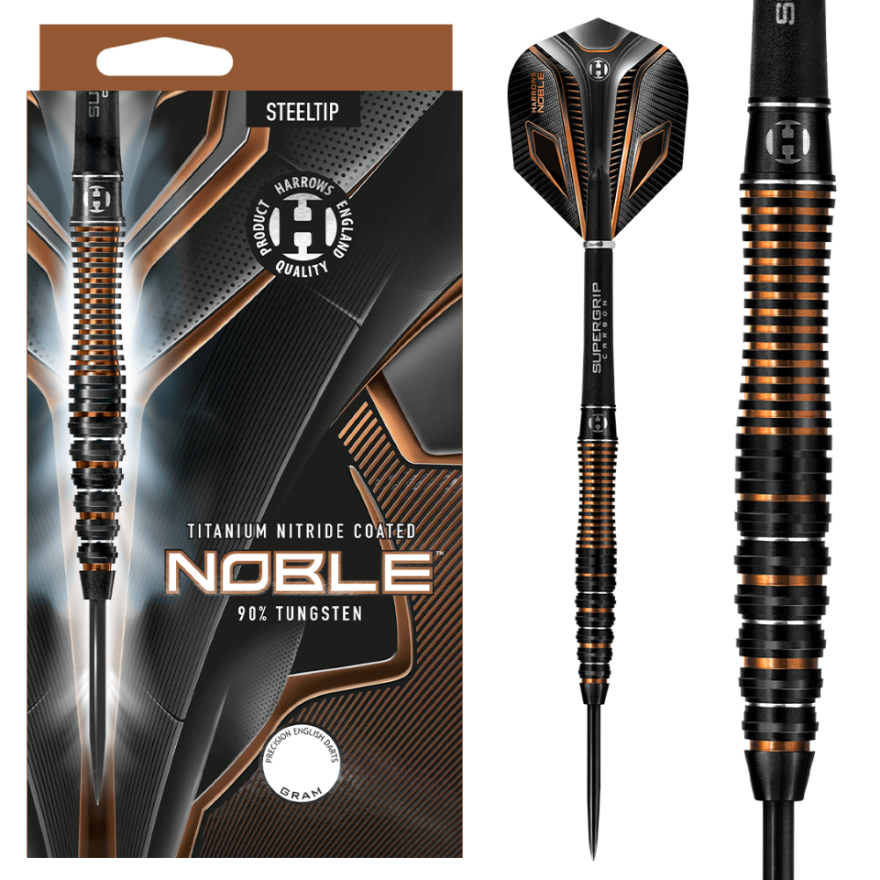 Dardos Harrows Noble 90% Punta de Acero