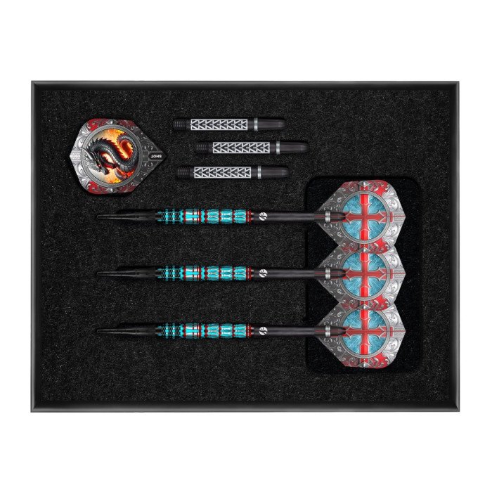 Shot Future Knights St George 95% Steel Tip Darts - Dartshopper