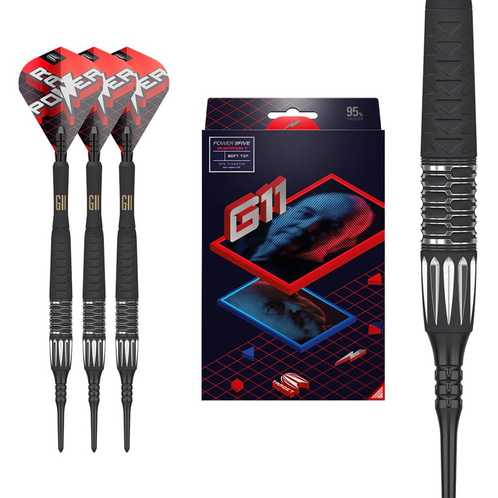 Dardos Target Phil Taylor Raw Power G11 95%  Punta de Plástico