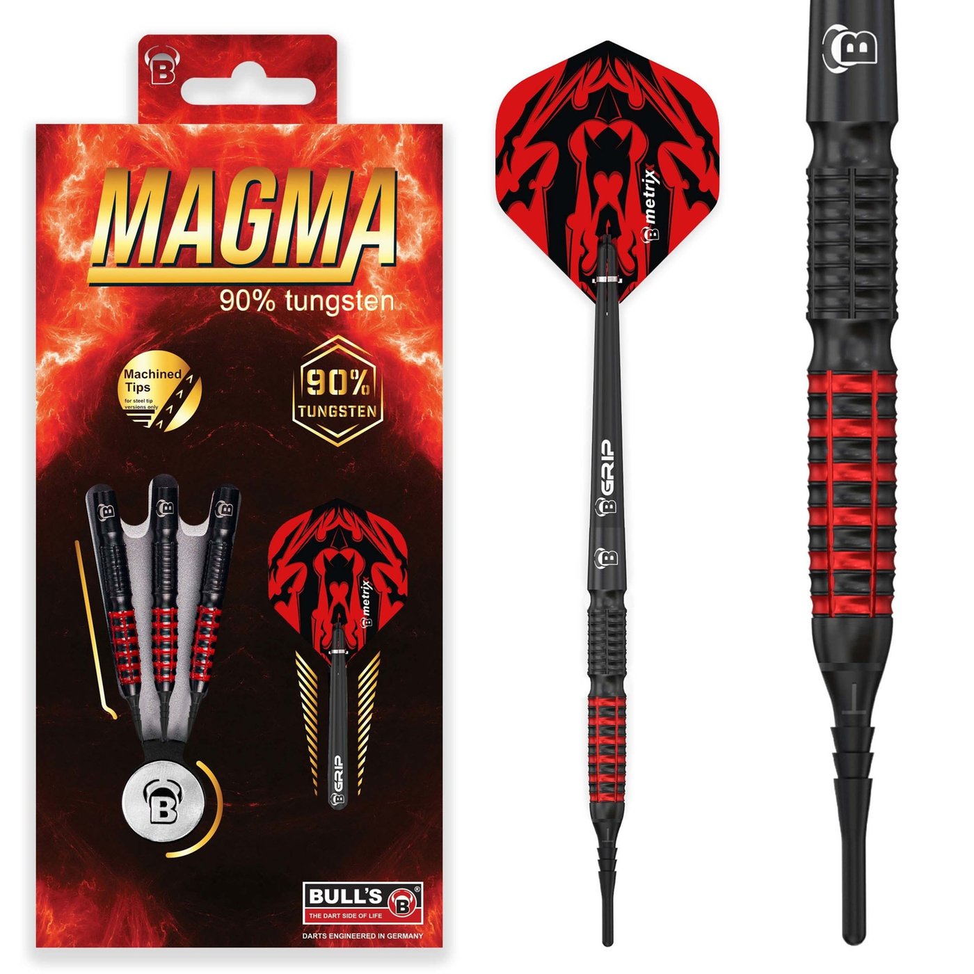 BULL'S Magma 90% Soft Tip Darts