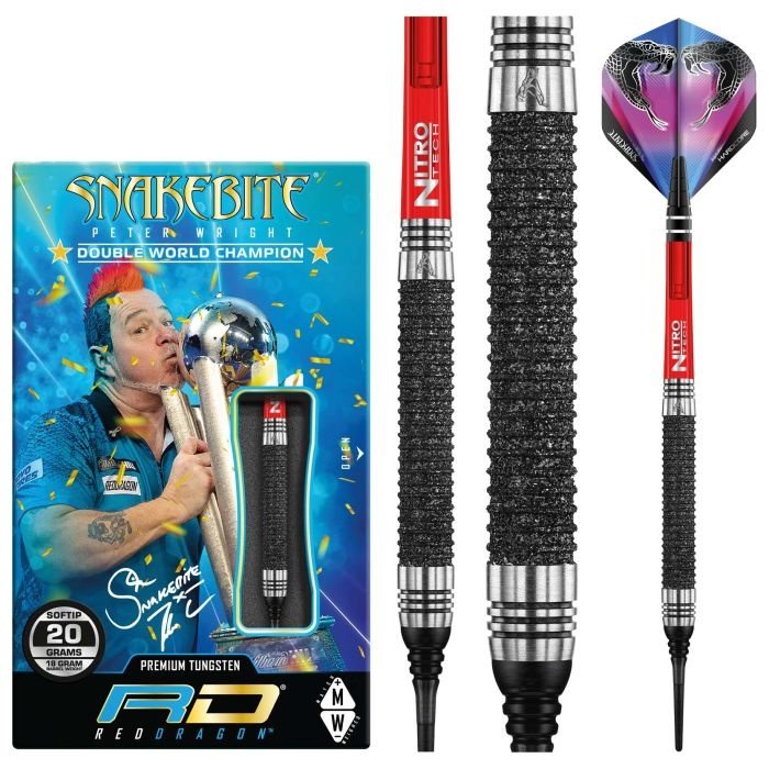 Red Dragon Peter Wright Snakebite Melbourne Masters 90% Soft Tip Darts