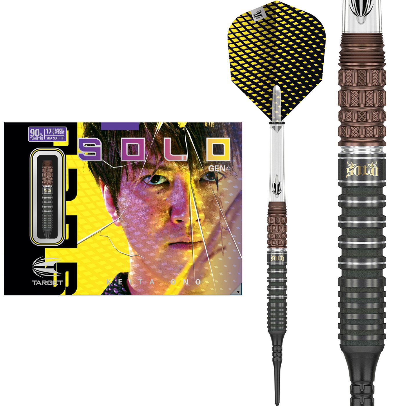 Target Japan Keita Ono Solo G4 90% Soft Tip Darts