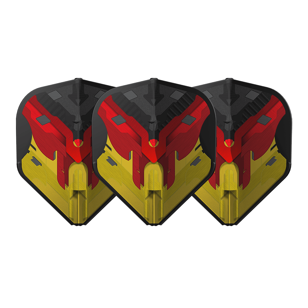 L-Style L1 EZ V-Series V1 Germany Type D Black Darts Flights