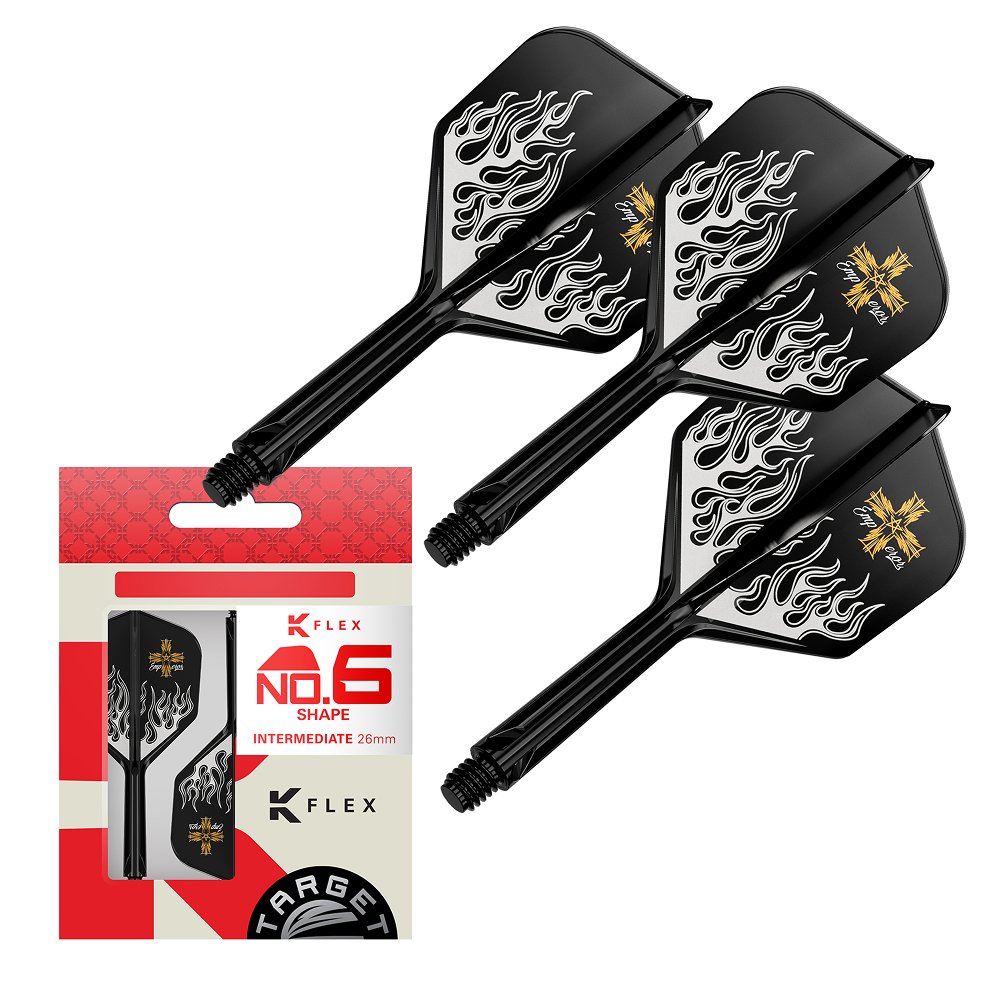Target Japan K-Flex Mitsumasa Hoshino Pyro G2 NO6 - Dart Flights