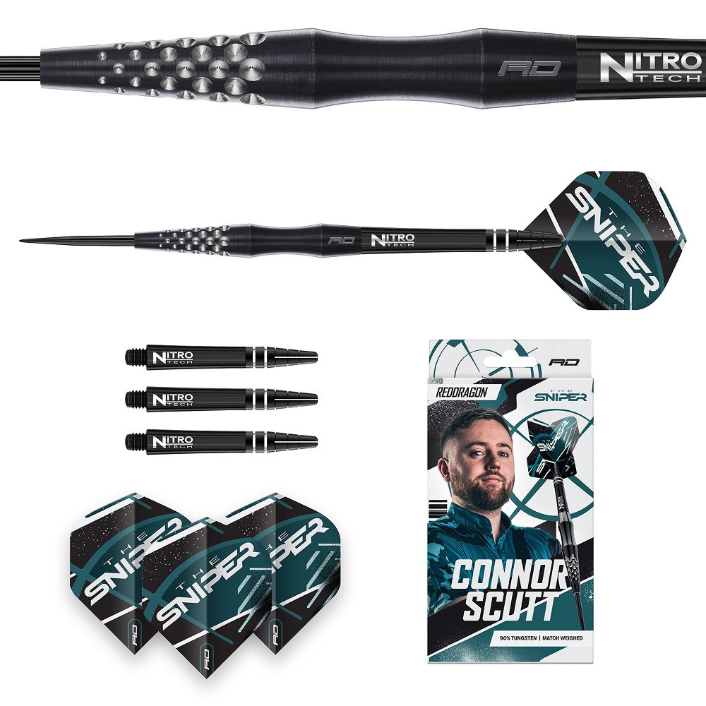 Red Dragon Connor Scutt 90% - Steel Tip Darts - Dartshopper.com