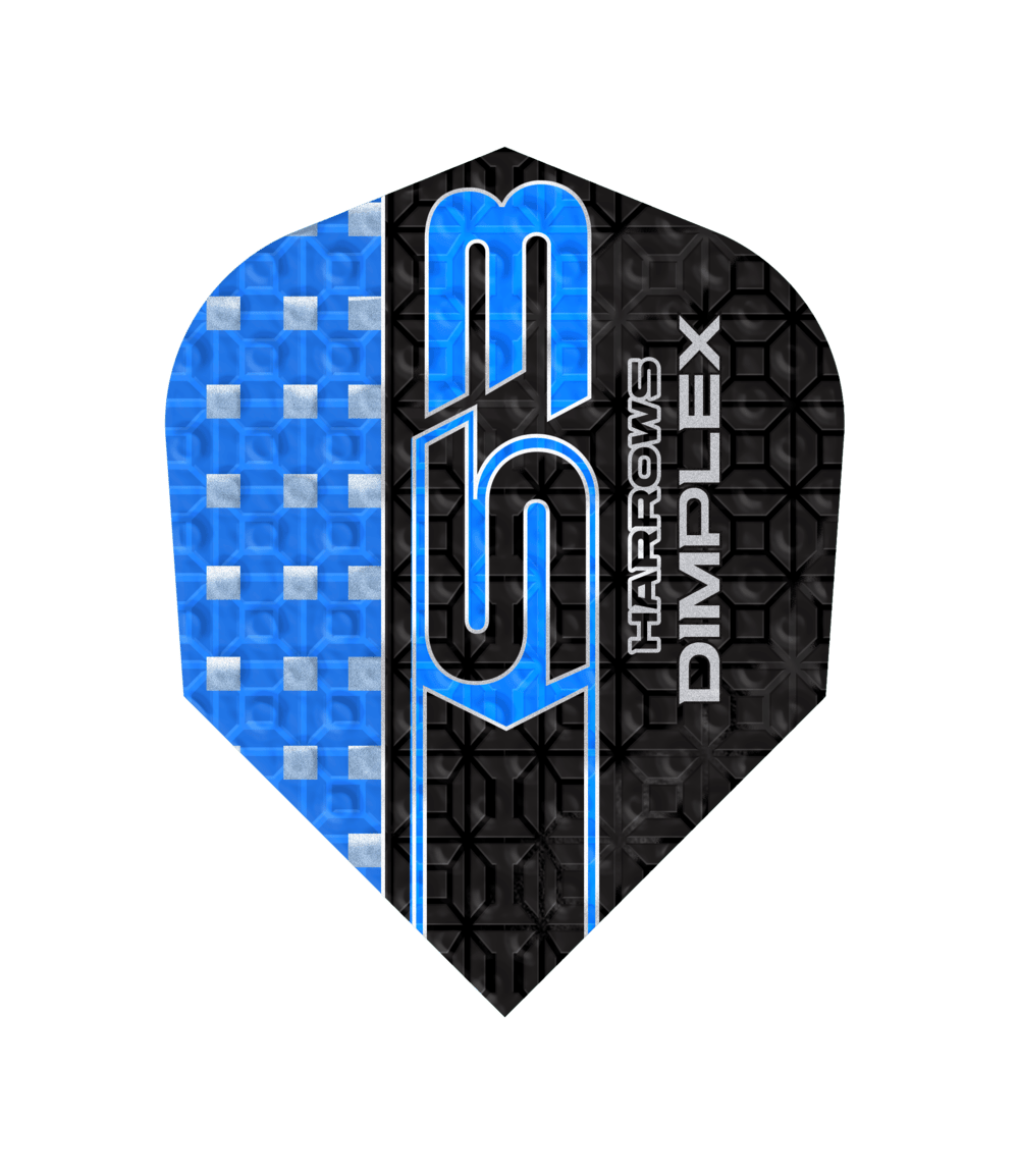 Harrows Dimplex S3 Blue NO6 Darts Flights