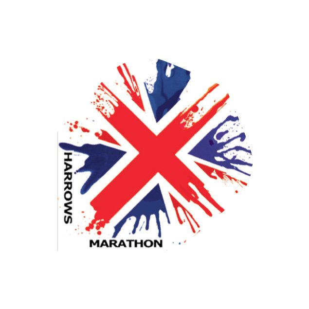 Harrows Marathon Union Jack - Dart Flights