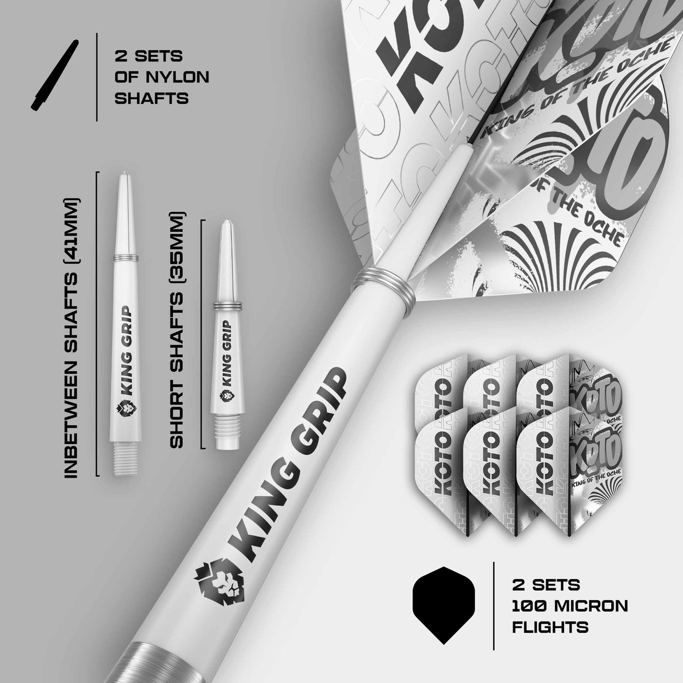 KOTO Sting Black Torpedo Dartpfeile – 90 % Wolfram, 23 G, Schwarz, Mit Extra Flights & Shafts – Steeldarts Set Für Einsteiger & Fortgeschrittene KOTO Sting Black Torpedo Dartpfeile – 90 % Wolfram, 23 G, Schwarz, Mit Extra Flights & Shafts – Steeldarts Set Für Einsteiger & Fortgeschrittene