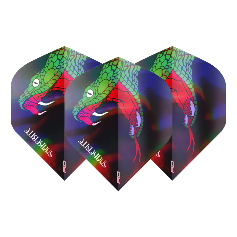 Red Dragon Peter Wright Snakebite Holographic Flight Darts Flights