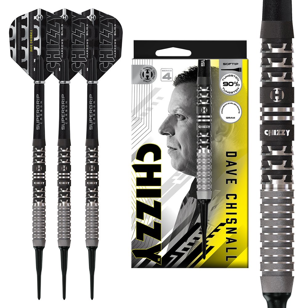 Harrows Dave Chisnall V4 90% Soft Tip Darts