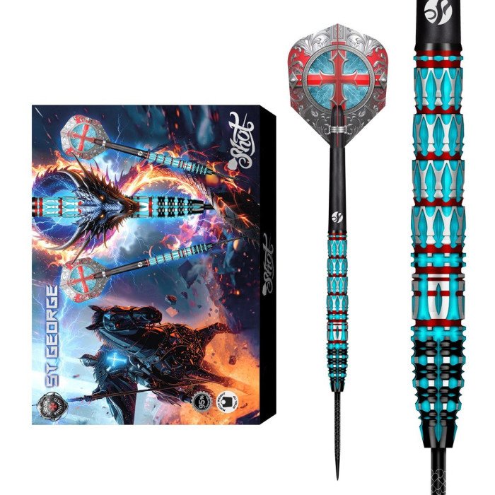 Shot Future Knights St George 95% Steel Tip Darts - Dartshopper