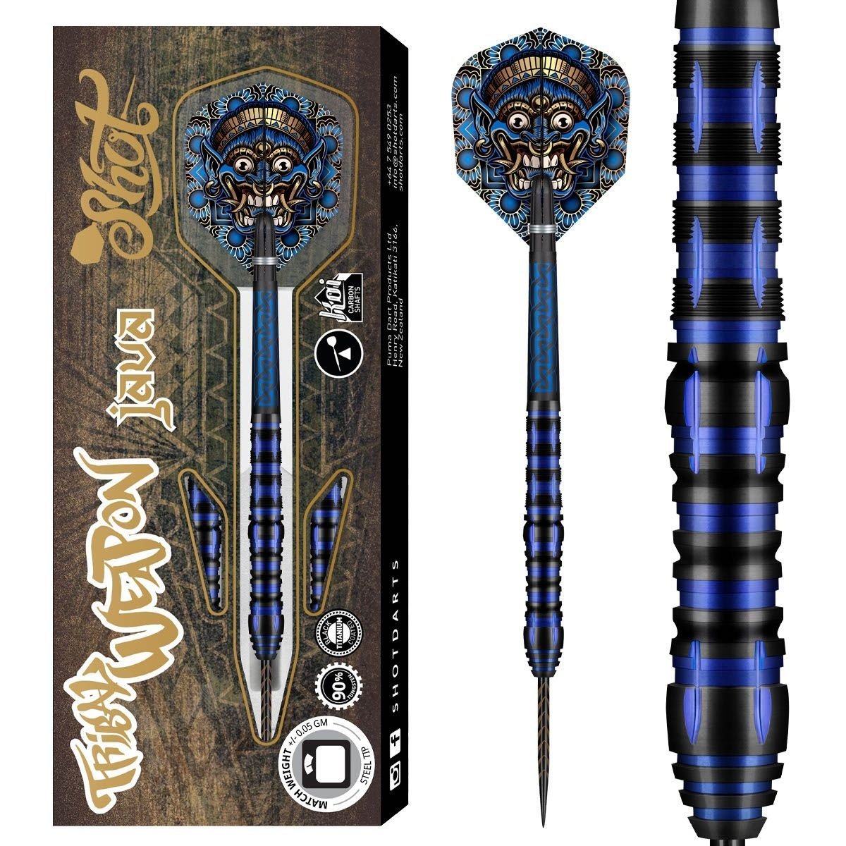 Shot Tribal Weapon Java 90% Steel Tip Darts