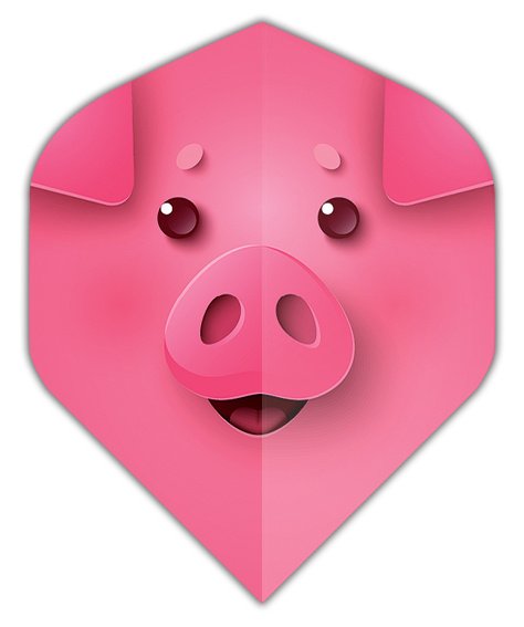 Dartshopper Piggy NO2 Darts Flights