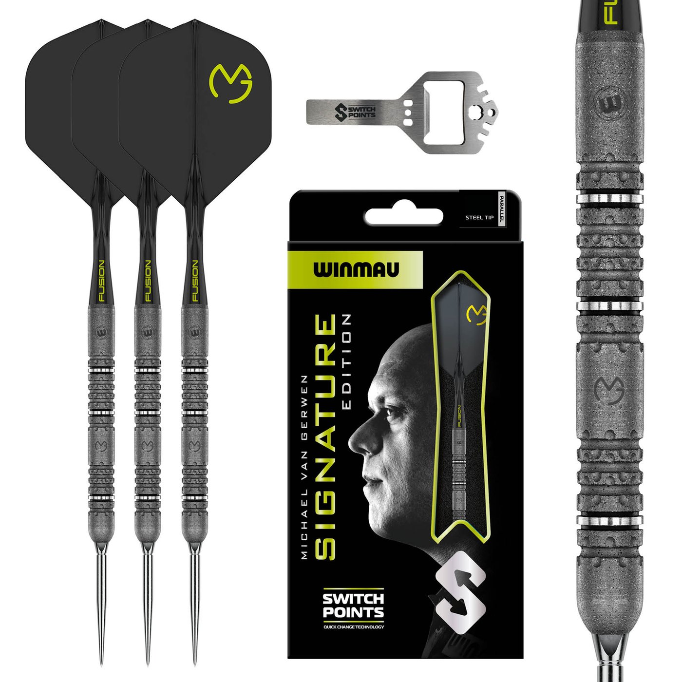 [Tweedekans] Winmau Michael van Gerwen Signature Edition Switch Point 90%-23gram