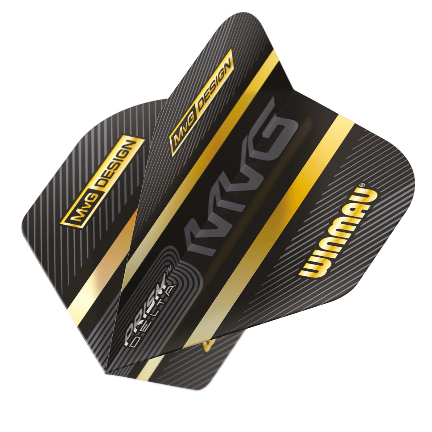 WINMAU Mega Standard Dart Flights – 3 Sets (9 Vleugels), 100 Micron, Extra Dik
