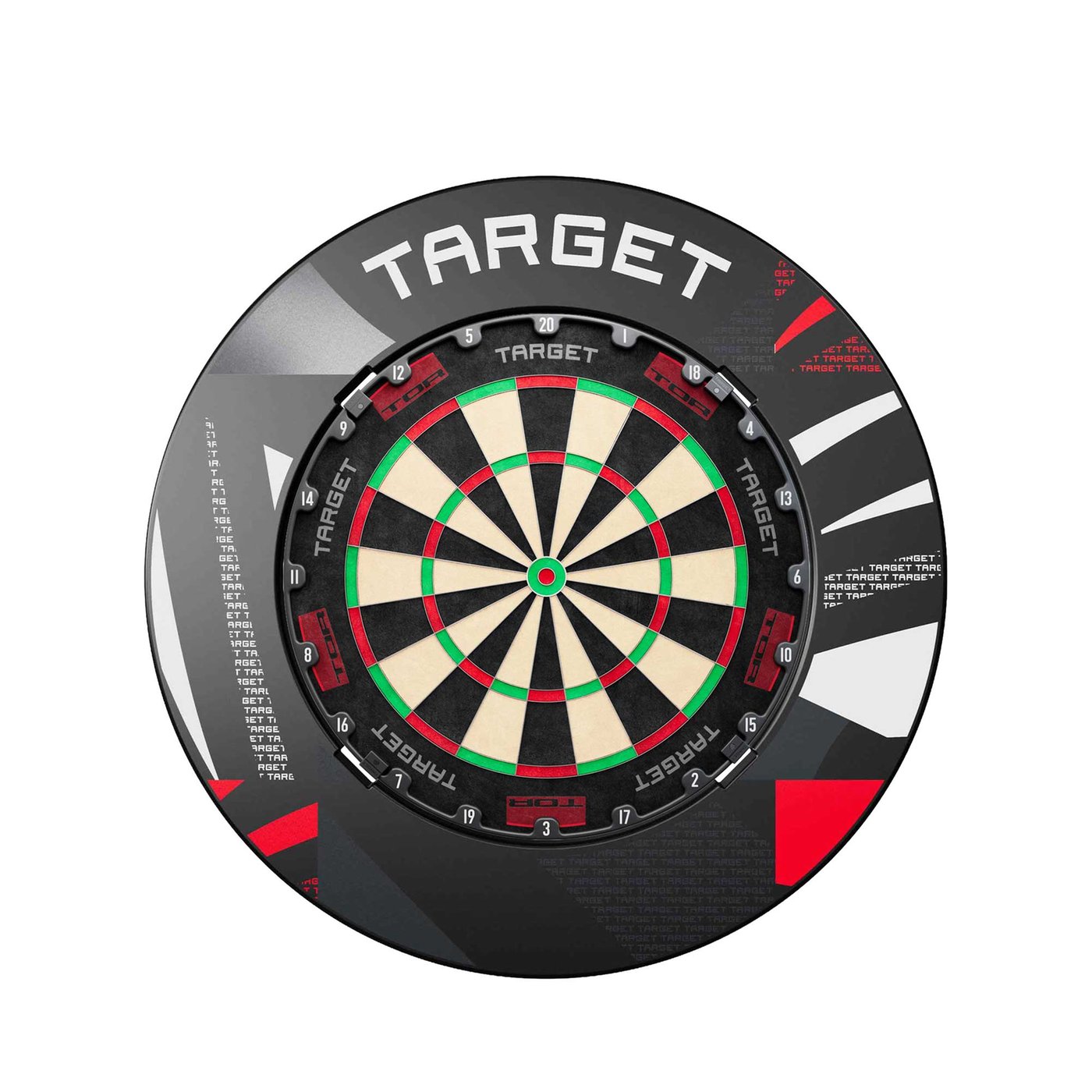 Target TOR + Target Black Patterned Notched Surround - Dartset