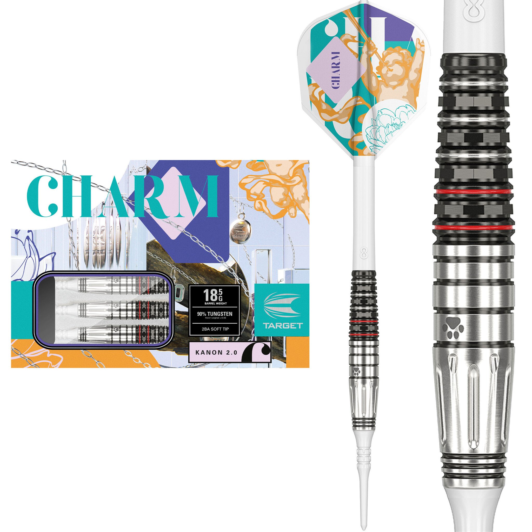Target Japan Charm Kanon 2.0 90% Soft Tip Darts