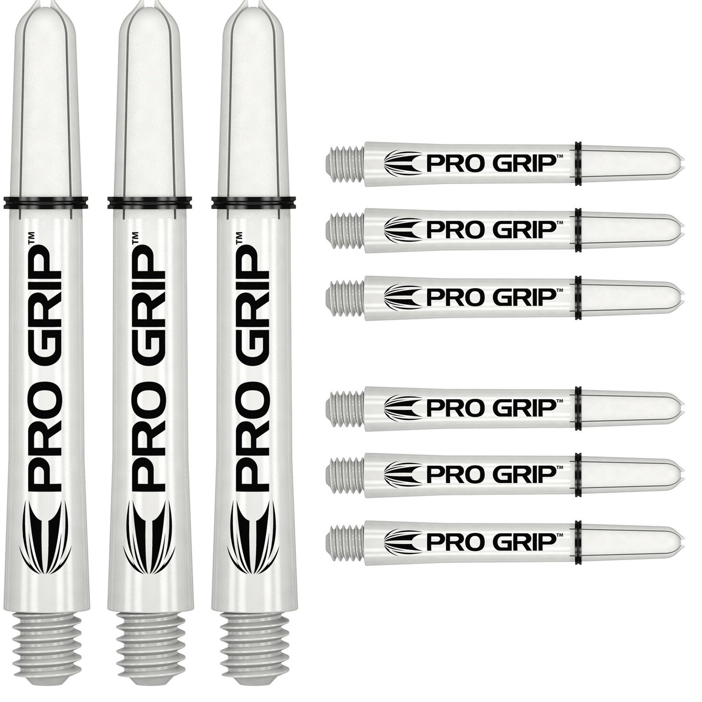 Cañas Target Pro Grip 3 Set White