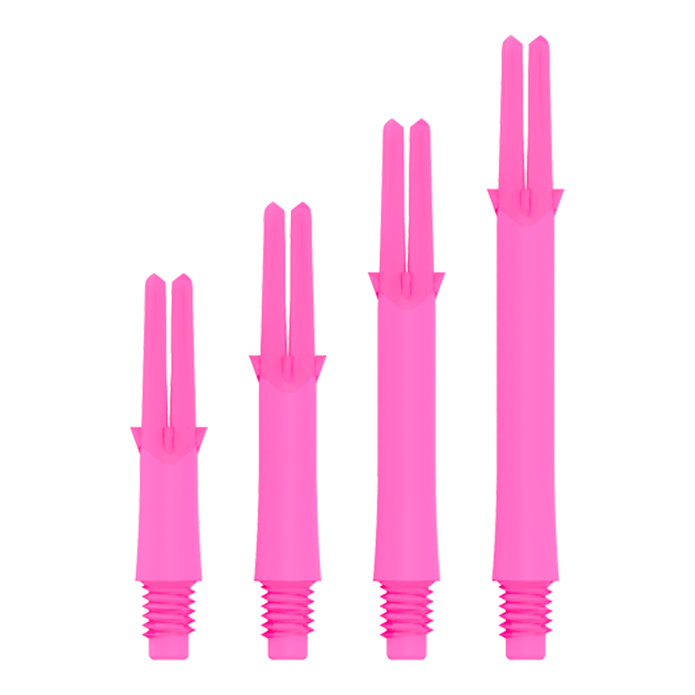 L-Style L-Shafts Locked Straight Shocking Pink Darts Shafts