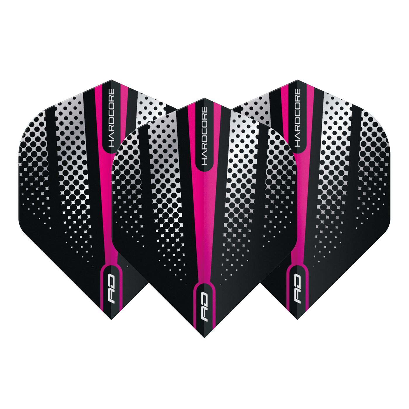 Red Dragon Hardcore Radical Pink Flash Darts Flights