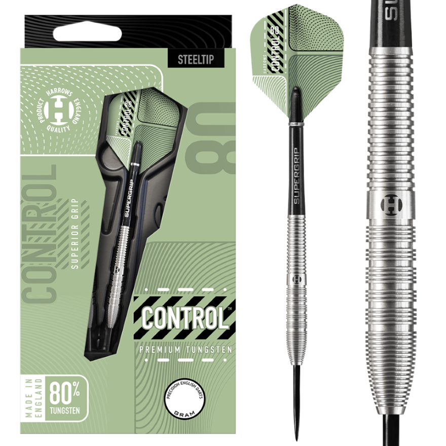 Harrows Control Tapered 80% - Šipky Steel