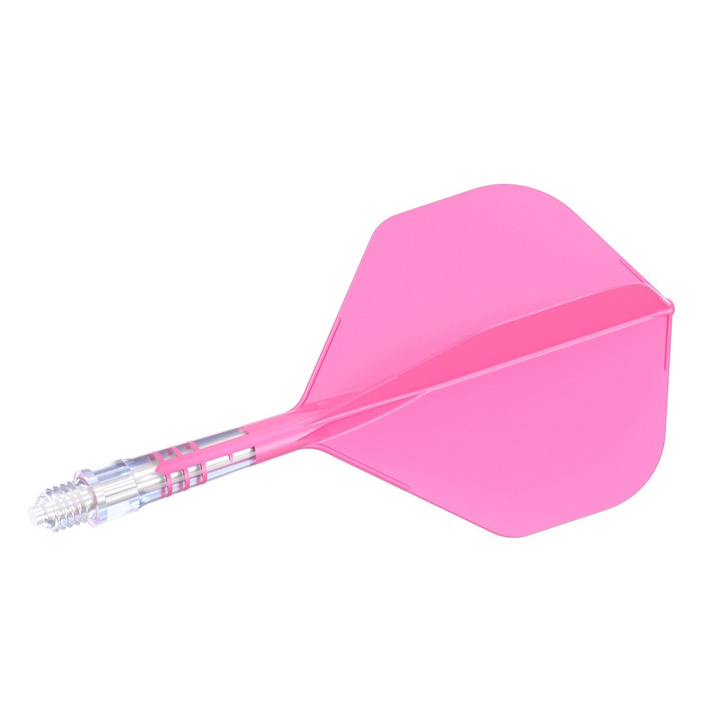 Cuesoul ROST T19 Integrated Flights Big Standard Wing Carbon Pink - Dart Flights